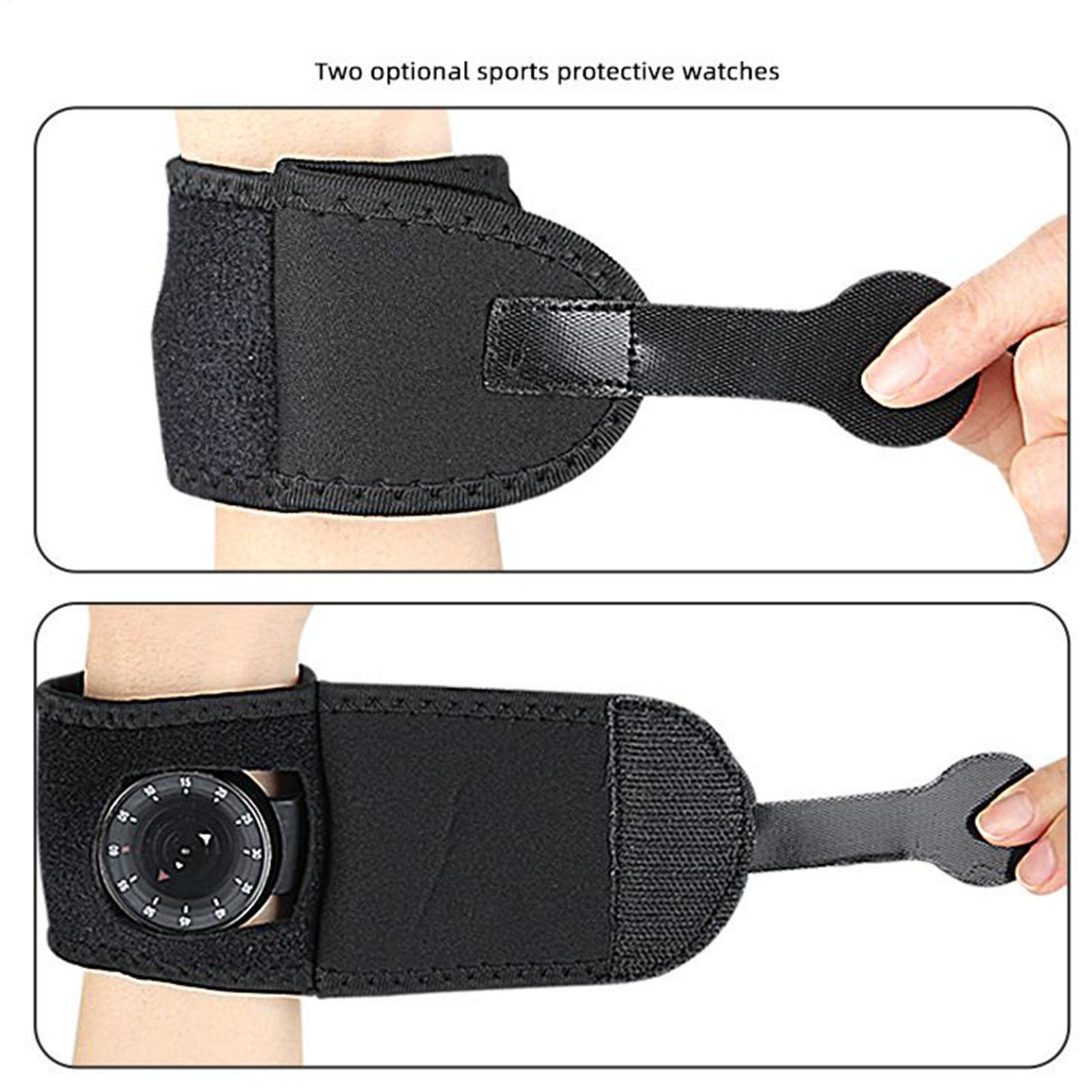 Wrist Wraps - 腕時計バンドリストプロテクター、男性用腕時計バンドカバー、防汗、耐候性、衝撃吸収、ティーン向けランニング用アームバンドラップ