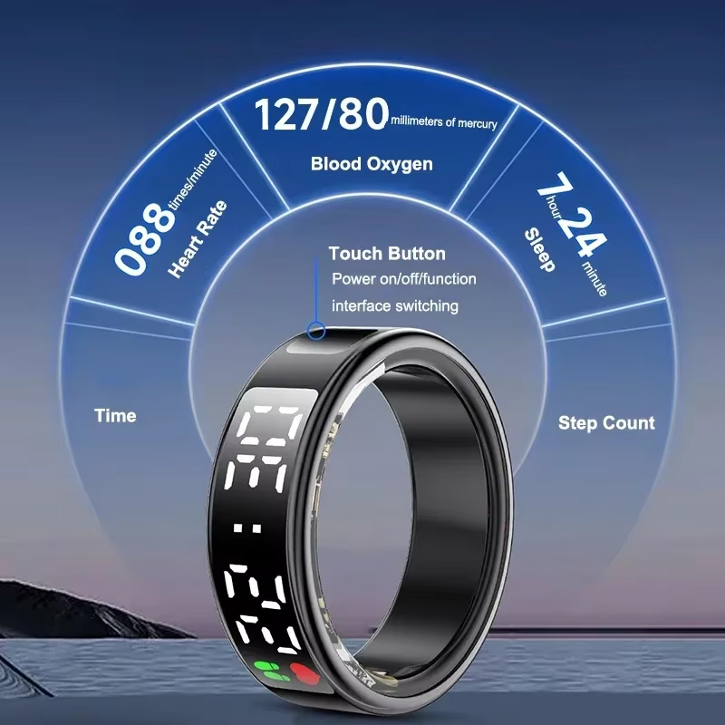 スマートリング心拍数血中酸素健康と睡眠モニター5ATM防水マ - Gymnastic Ring のレビューと価格