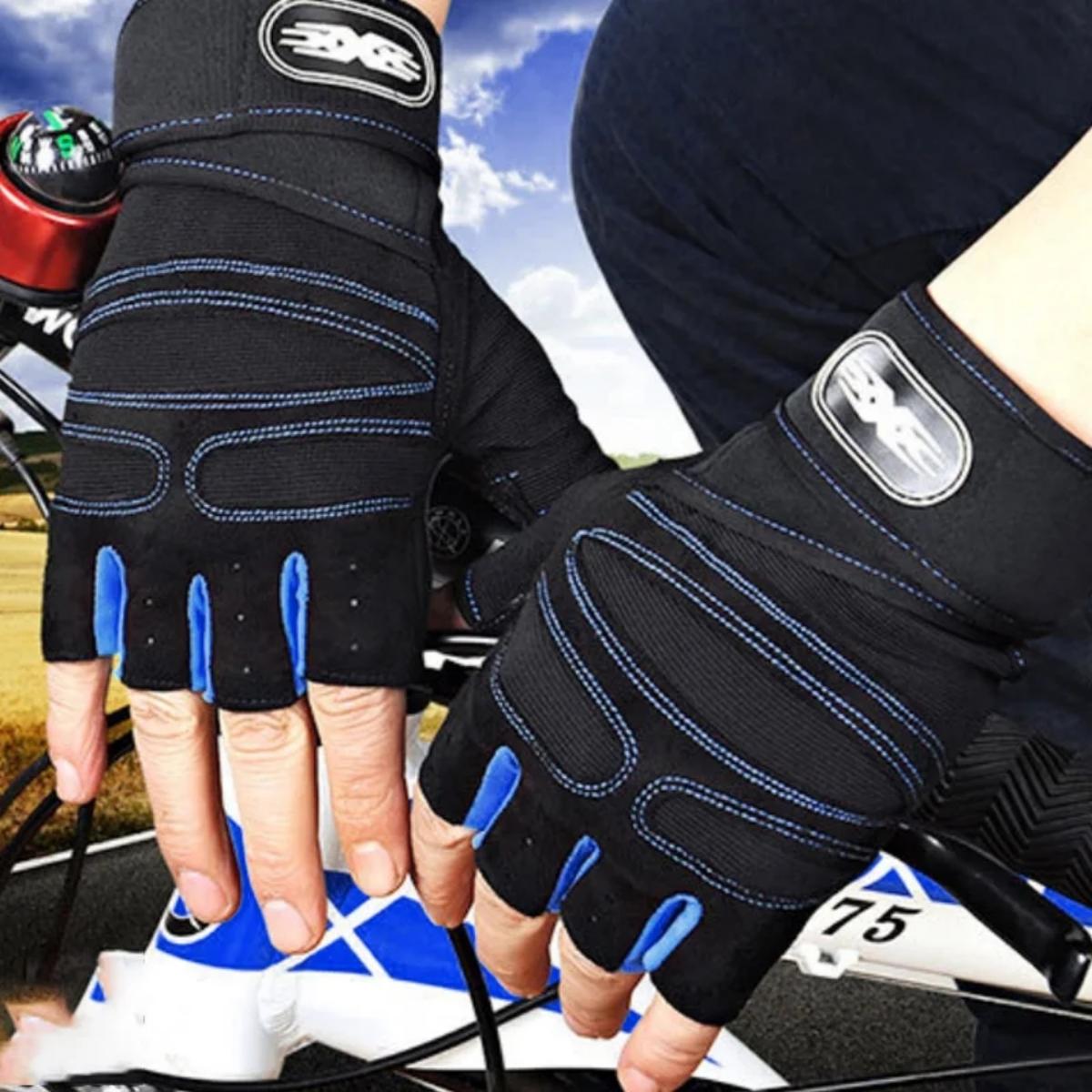 フィットネス重量挙げリストバンド手袋ジム手袋男性女性ボディビ - Weightlifting Gloves のレビューと価格