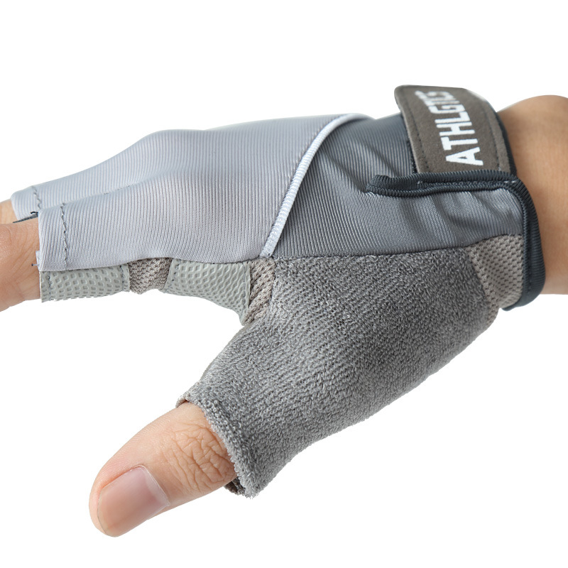 男性と女性のための通気性のあるフィットネスグローブ、滑り止め - Weightlifting Gloves のレビューと価格