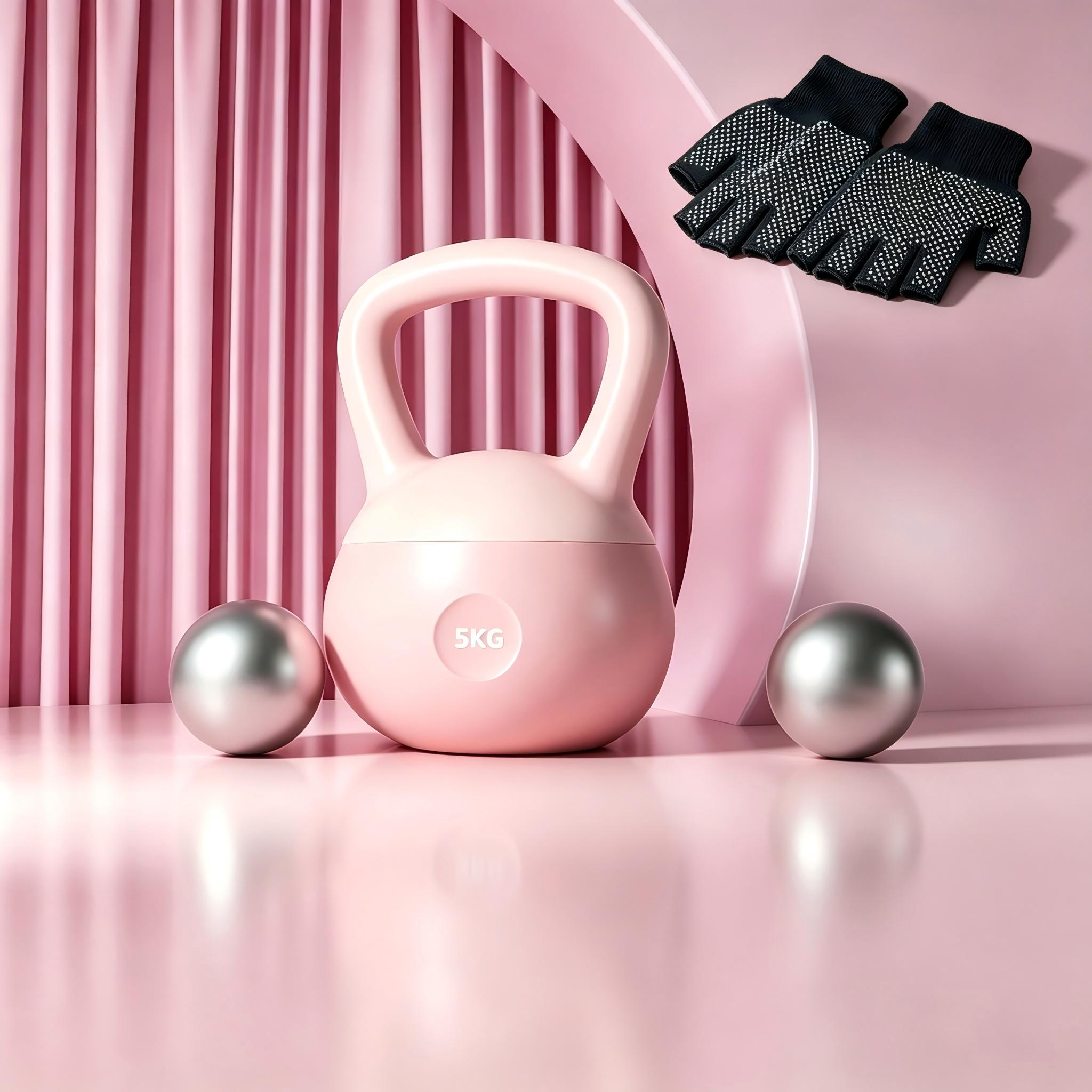 女性用ソフトベル、11.02ポンドのソフトボトムベル、家庭用 - Kettlebell のレビューと価格