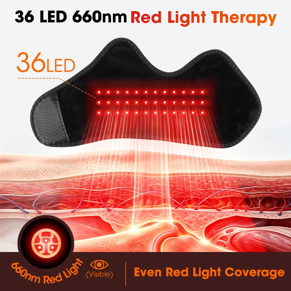 赤色光付き加熱アンクルラップ 36個のLED 660nm、3 - Wrist Wraps のレビューと価格