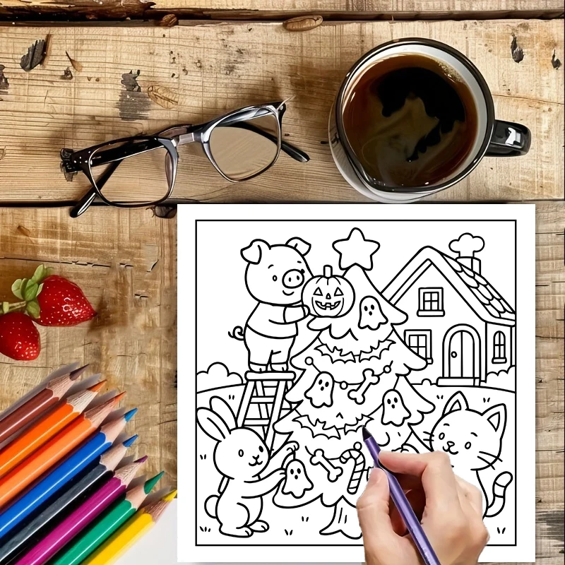 可愛すぎて怖くない！大人のための塗り絵ブック |   塗り絵 - Chalk Bag のレビューと価格